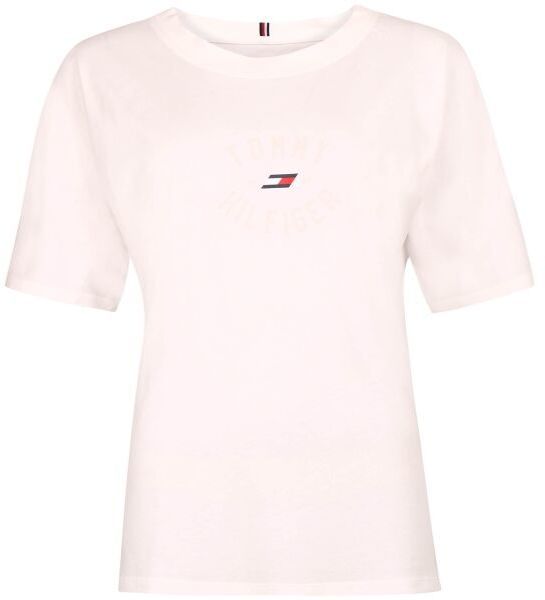 Tommy Hilfiger RELAXED TH GRAPHIC TEE Dámske tričko, biela, veľkosť