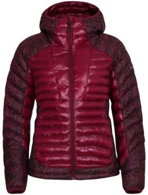 Columbia LABYRINTH LOOP HOODED JACKET Dámska bunda, vínová, veľkosť