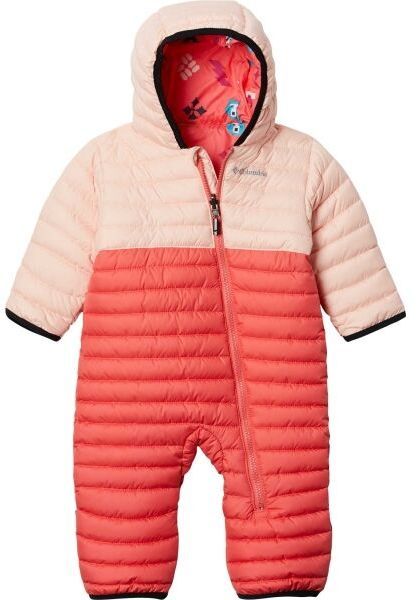 Columbia POWDER LITE REVERSIBLE BUNTING Detská zimná kombinéza, lososová, veľkosť 18-24M