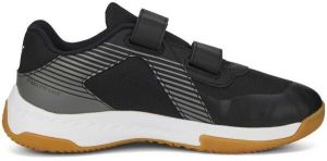 Puma VARION V JR Juniorská halová obuv, čierna, veľkosť 29