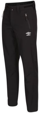 Umbro RUYAN Pánske softshellové nohavice, čierna, veľkosť