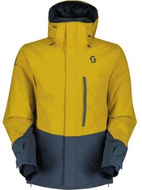 Scott ULTIMATE DRYO 10 Pánska lyžiarska bunda, žltá, veľkosť XXL