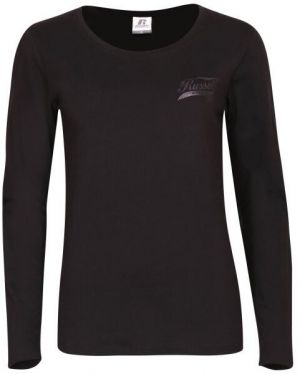 Russell Athletic LONG SLEEVE TEE SHIRT Dámske tričko, čierna, veľkosť