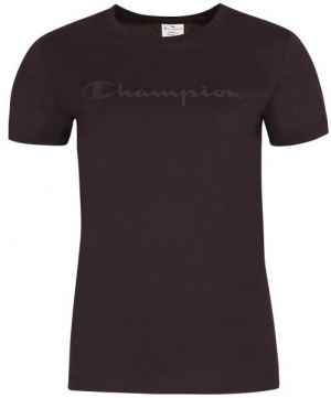 Champion CREWNECK T-SHIRT Dámske tričko, čierna, veľkosť