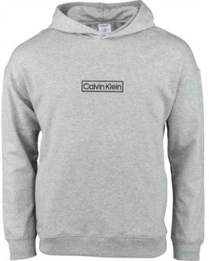 Calvin Klein LW L/S HOODIE Pánska mikina, sivá, veľkosť