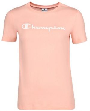 Champion CREWNECK T-SHIRT Dámske tričko, lososová, veľkosť