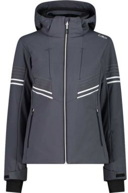 CMP WOMAN JACKET ZIP HOOD Dámska lyžiarska bunda, čierna, veľkosť