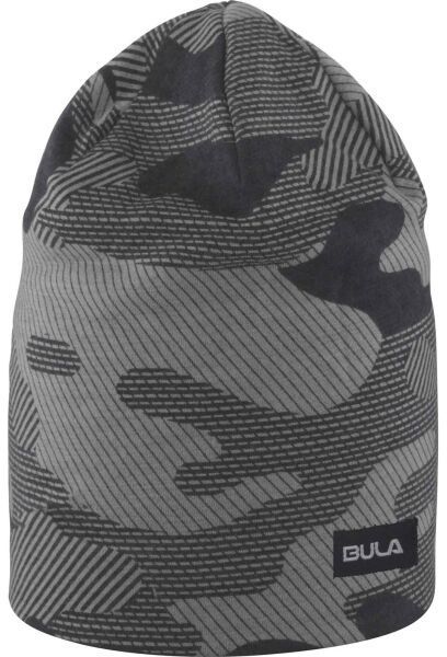 Bula CAMO PRINTED WOOL BEANIE Čiapka, tmavo sivá, veľkosť UNI