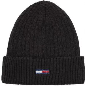 Tommy Hilfiger TJW FLAG BEANIE Dámska zimná čiapka, čierna, veľkosť
