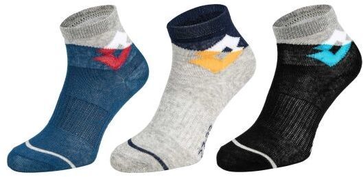 Lotto SQUASH 3P Chlapčenské ponožky, sivá, veľkosť