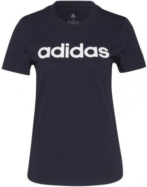 adidas LIN T Dámske tričko, tmavo modrá, veľkosť