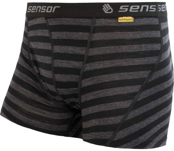 Sensor MERINO ACTIVE M Pánske šortky, čierna, veľkosť