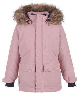 COLOR KIDS PARKA W.FAKE FUR Detská fashion bunda, ružová, veľkosť
