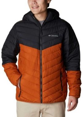 Columbia EDDIE GORGE HOODED JACKET Pánska bunda, oranžová, veľkosť