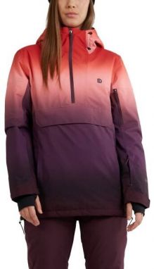 FUNDANGO BIRCH ANORAK Dámska lyžiarska/snowboardová bunda, vínová, veľkosť XS