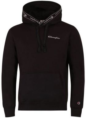 Champion HOODED SWEATSHIRT Pánska mikina, čierna, veľkosť