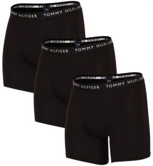 Tommy Hilfiger RECYCLED ESSENTIALS-3P BOXER BRIEF Pánske boxerky, čierna, veľkosť