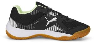 Puma SOLARFLASH JR II Juniorská halová obuv, čierna, veľkosť 37.5