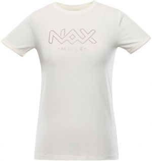 NAX EMIRA Dámske tričko, biela, veľkosť