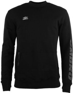 Umbro UTILITY SWEAT Pánska mikina, čierna, veľkosť XL