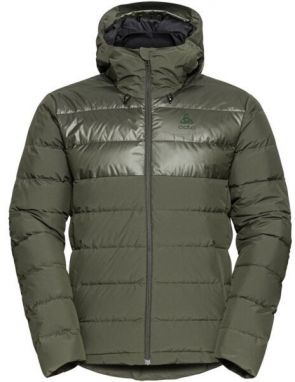 Odlo M SEVERINN-THERMIC HOODED INSULATED JACKET Pánska páperová bunda, khaki, veľkosť