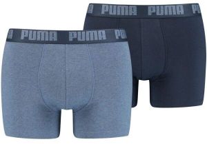 Puma BASIC BOXER 2P Pánske boxerky, svetlomodrá, veľkosť