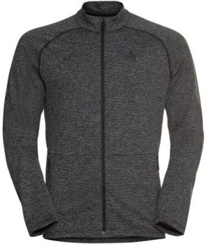 Odlo FULL ZIP SESVENNA Pánska mikina, tmavo sivá, veľkosť