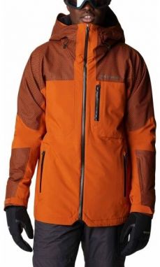 Columbia SNOW SLAB BLACK DOT JACKET Pánska zimná bunda, oranžová, veľkosť