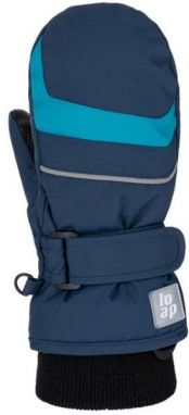 LOAP RUTI Detské palčiaky, modrá, veľkosť 8Y