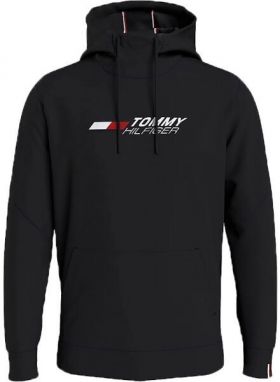 Tommy Hilfiger ESSENTIAL HOODY Pánska mikina, čierna, veľkosť