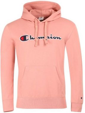 Champion HOODED SWEATSHIRT Pánska mikina, lososová, veľkosť