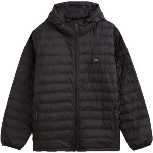 Levi's® PRESIDIO PACKABLE HOODED JACKET Pánska bunda, čierna, veľkosť