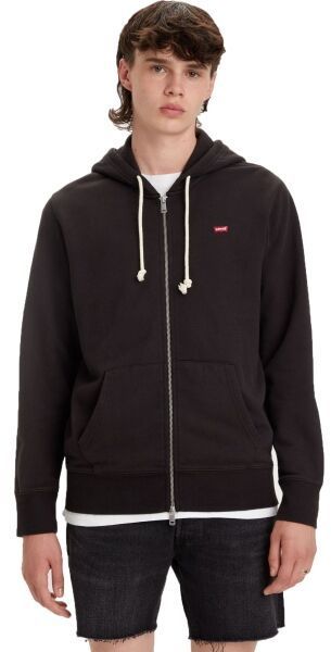 Levi's® NEW ORIGINAL ZIP UP CORE Pánska mikina, čierna, veľkosť