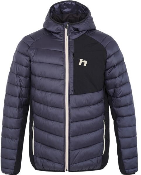 Hannah REVEL HOODY Pánska  zateplená bunda, tmavo sivá, veľkosť