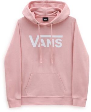 Vans WM DROP V LOGO HOODIE Dámska mikina, ružová, veľkosť