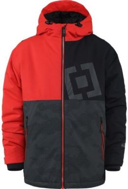 Horsefeathers RIGBY YOUTH JACKET Chlapčenská lyžiarska/snowboardová bunda, tmavo sivá, veľkosť