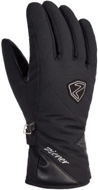 Ziener KAMEA GTX W Dámske lyžiarske rukavice, čierna, veľkosť