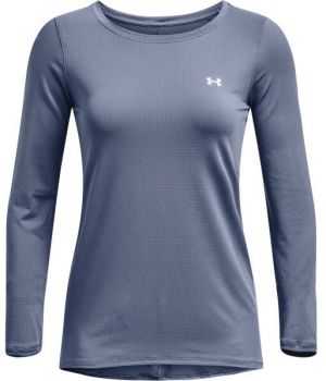 Under Armour HG ARMOUR LONG SLEEVE Dámske tričko, tmavo modrá, veľkosť