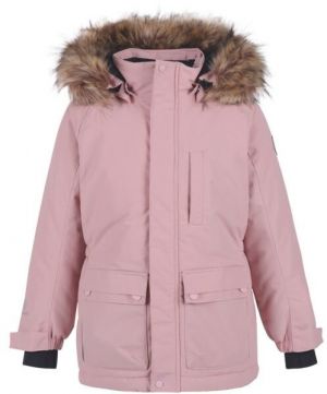 COLOR KIDS PARKA W.FAKE FUR Detská fashion bunda, ružová, veľkosť