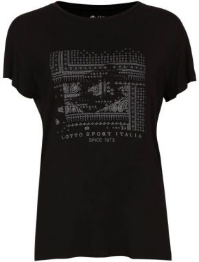 Lotto TEE INDIE W Dámske tričko, čierna, veľkosť