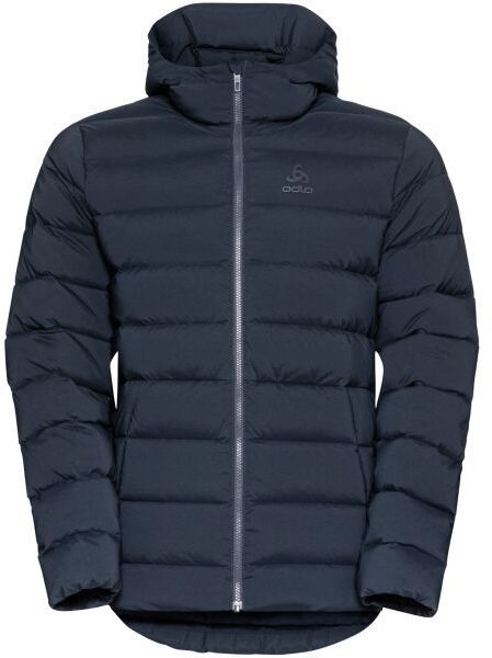 Odlo ASCENT N-THERMIC HOODED INSULATED JACKET Pánska bunda, tmavo modrá, veľkosť