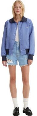 Levi's® HIGH WAISTED MOM SHORT Dámske džínsové kraťasy, svetlomodrá, veľkosť