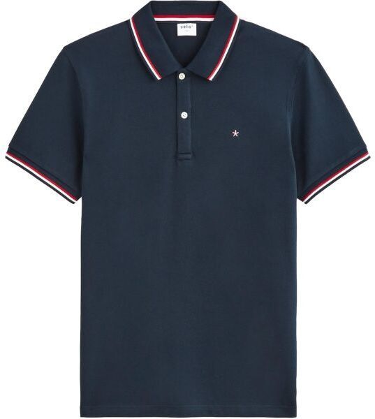 CELIO NECETWO Pánske polo tričko, tmavo modrá, veľkosť