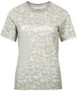 Columbia NORTH CASCADES™ PRINTED TEE Dámske tričko, svetlo zelená, veľkosť