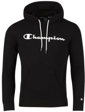 Champion HOODED SWEATSHIRT Pánska mikina, čierna, veľkosť