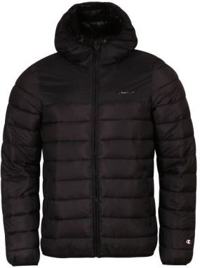 Champion RIPSTOP WOVEN HOODED JACKET Pánska zimná bunda, čierna, veľkosť