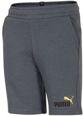 Puma ESS+2 COL SHORTS TR Detské šortky, tmavo sivá, veľkosť