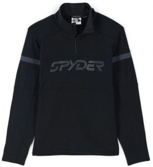 Spyder SPEED HALF ZIP Pánska mikina, čierna, veľkosť