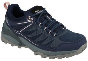 Jack Wolfskin CROSS TRAIL LOW W Dámska treková obuv, tmavo modrá, veľkosť 37