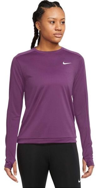 Nike NK DF PACER CREW Dámske bežecké tričko, fialová, veľkosť